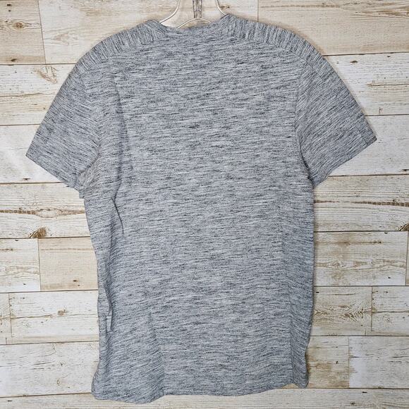 Adidas Pique T-Shirt Tee Gray Midweight Short Sleeve Active Size Mens Small Crew - Picture 5 of 9